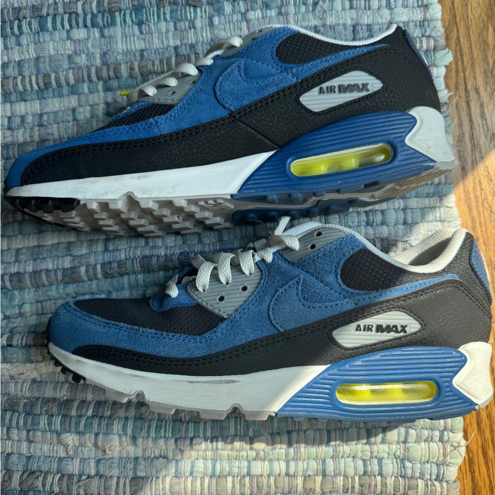 Nike Air Max 90 men’s Shoes - used, Blue and Black